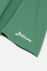 STRETCH FLARE SKIRT - GREEN (DETAIL)