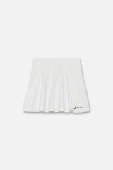 STRETCH FLARE SKIRT - WHITE (FRONT)