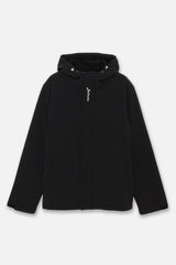 TECH BONDED NYLON JACKET - BLACK (FRONT)