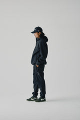 TECH BONDED NYLON JACKET - BLACK (MODEL SIDE2)
