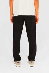EMBLEM STRETCH PANTS - BLACK