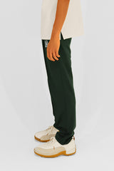 EMBLEM STRETCH PANTS - GREEN