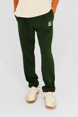 EMBLEM STRETCH PANTS - GREEN