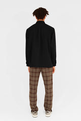 EMBLEM LS SHIRTS - BLACK