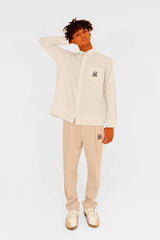 EMBLEM LS SHIRTS - WHITE