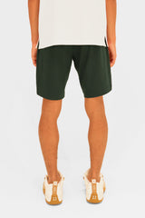 EMBLEM STRETCH SHORT PANTS - GREEN
