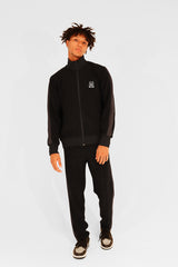 EMBLEM TRACK JACKET - BLACK