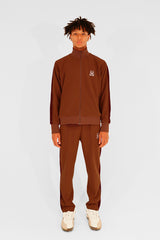 EMBLEM TRACK JACKET - BROWN