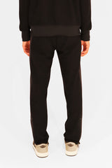 EMBLEM TRACK PANTS - BLACK
