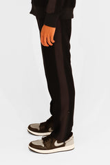 EMBLEM TRACK PANTS - BLACK