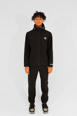 WATER-PROOF STRETCH NYLON JACKET - BLACK