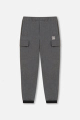 WATER-PROOF STRETCH CARGO PANTS - CHARCOAL