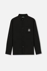 EMBLEM LS SHIRTS - BLACK
