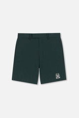 EMBLEM STRETCH SHORT PANTS - GREEN