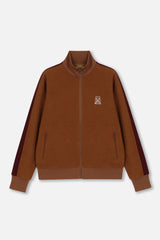 EMBLEM TRACK JACKET - BROWN