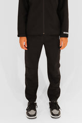 WATER-PROOF STRETCH CARGO PANTS - BLACK