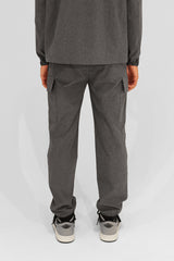 WATER-PROOF STRETCH CARGO PANTS - CHARCOAL