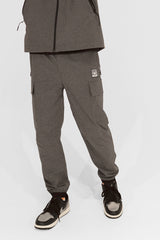 WATER-PROOF STRETCH CARGO PANTS - CHARCOAL