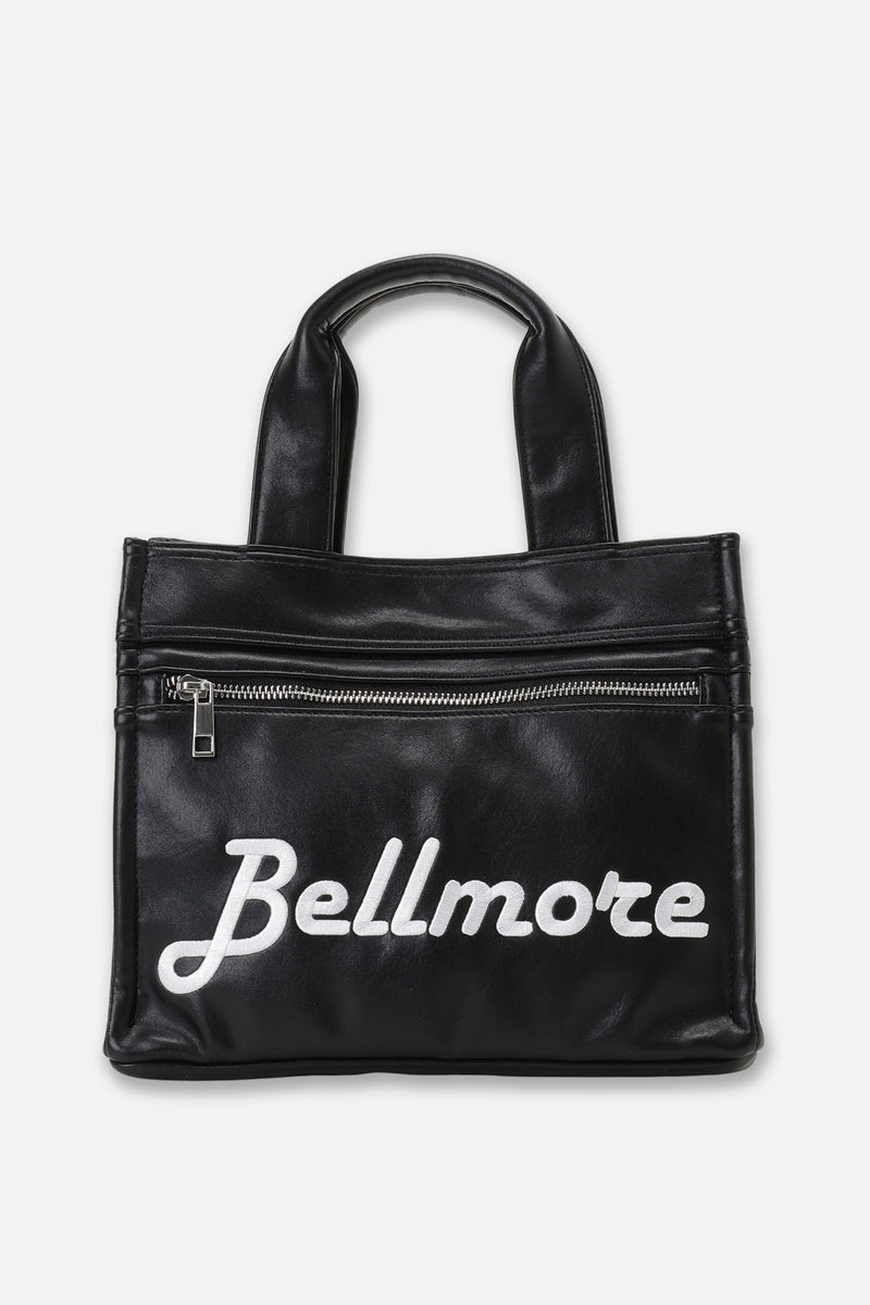 FAUX LEATHER CART BAG - BLACK – BELLMORE