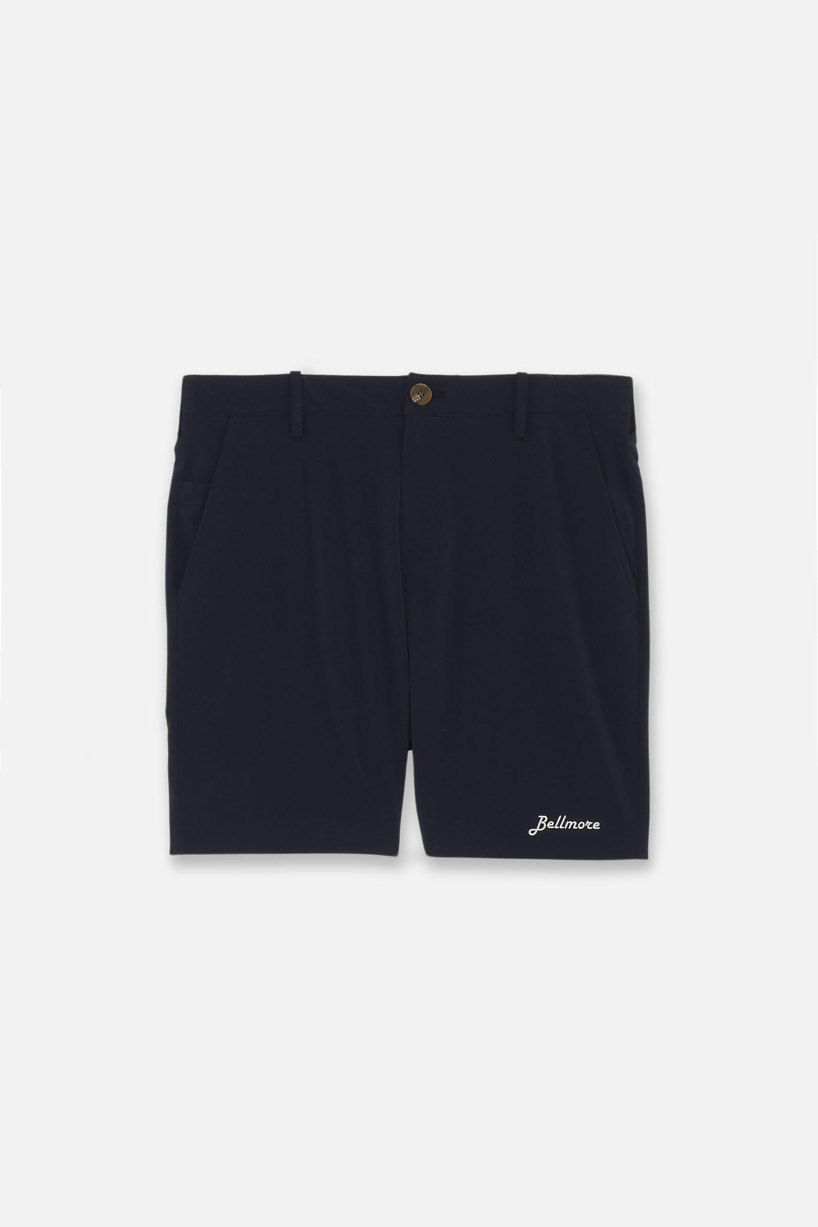 BELLMORE ベルモア　ハーフパンツ　ゴルフ　ストレッチ　サイズ30 M DRY-STRETCH LOGO SHORT PANTS - NAVY – BELLMORE
