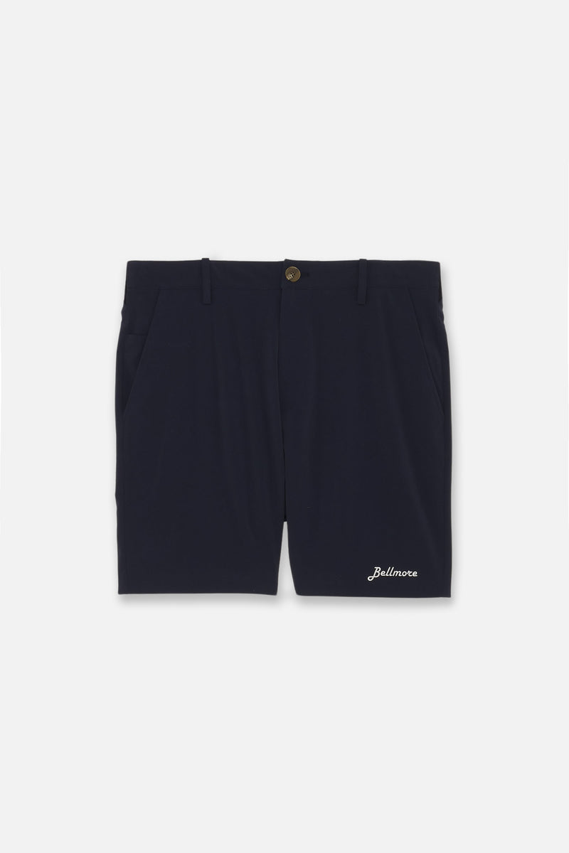 DRY-STRETCH LOGO SHORT PANTS - NAVY