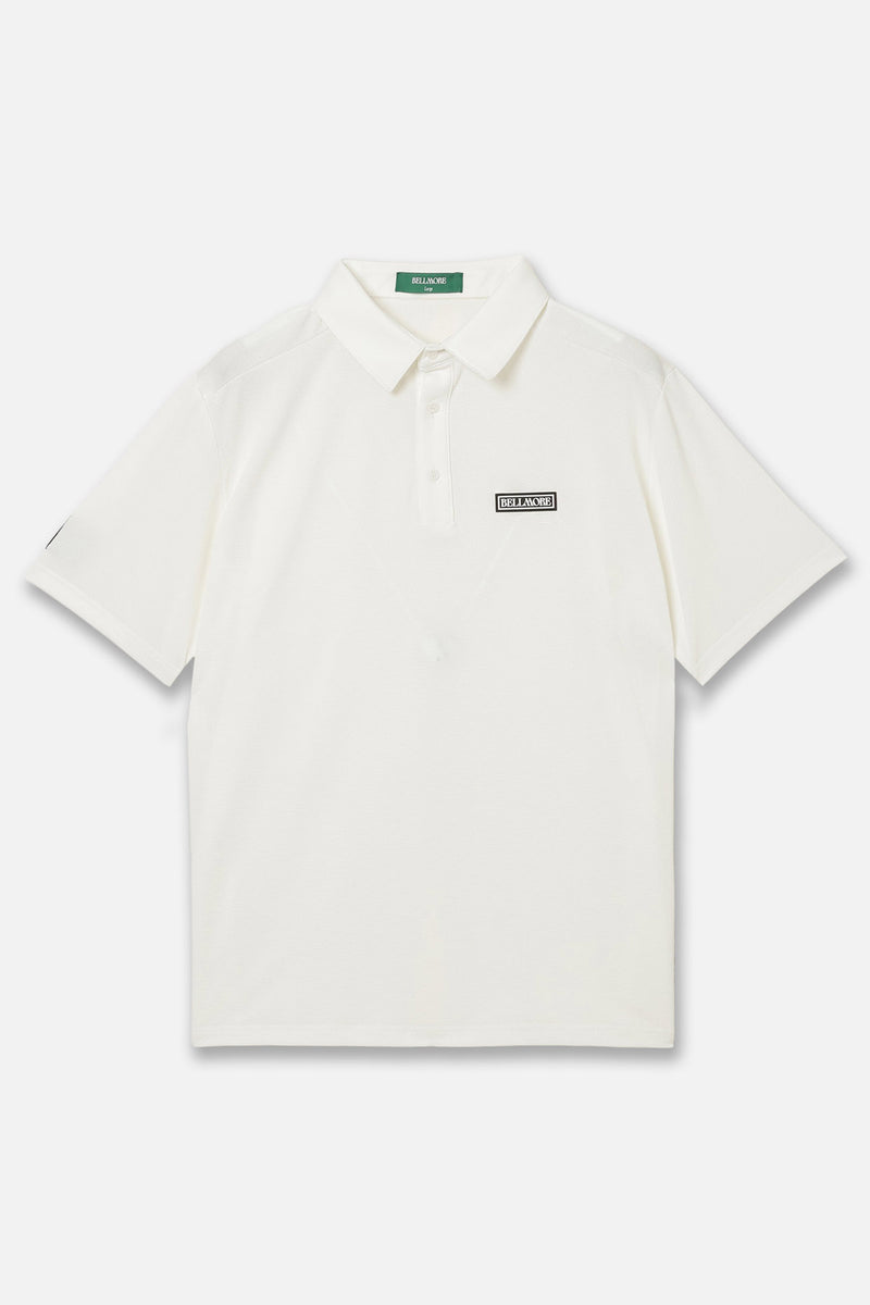 BELLAMORE ベルモア 半袖ポロシャツ 白 ホワイト L ゴルフ ウェア AUTHENTIC S/S POLO SHIRTS - WHITE – BELLMORE