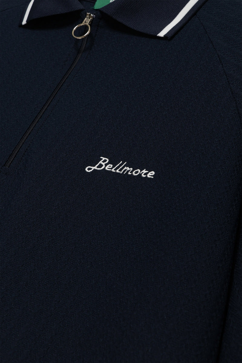 専用BELLMORE ゴルフ　ポロシャツネイビー 4月30日発売] JACQUARD S/S POLO SHIRTS - NAVY – BELLMORE