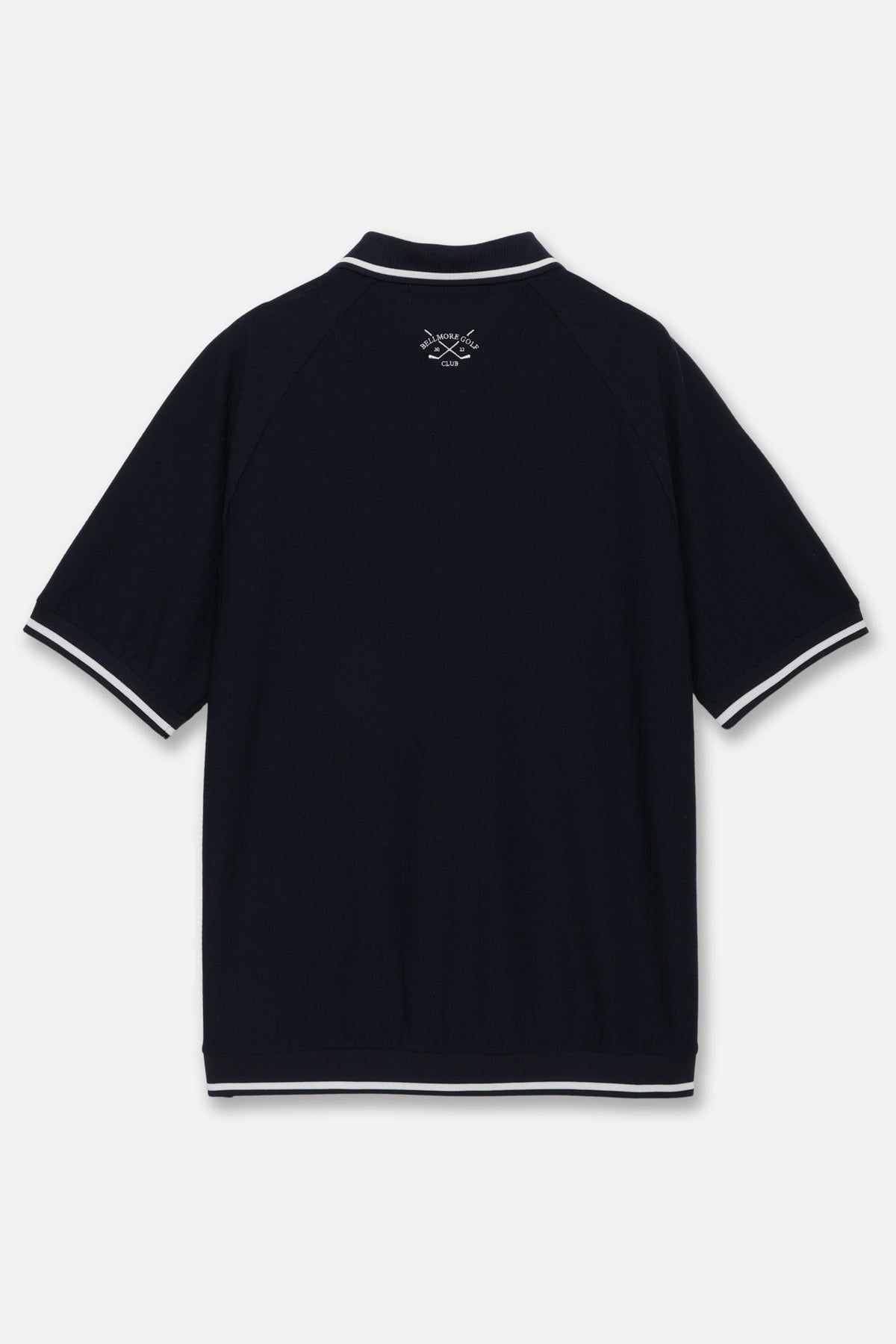 4月30日発売] JACQUARD S/S POLO SHIRTS - NAVY – BELLMORE