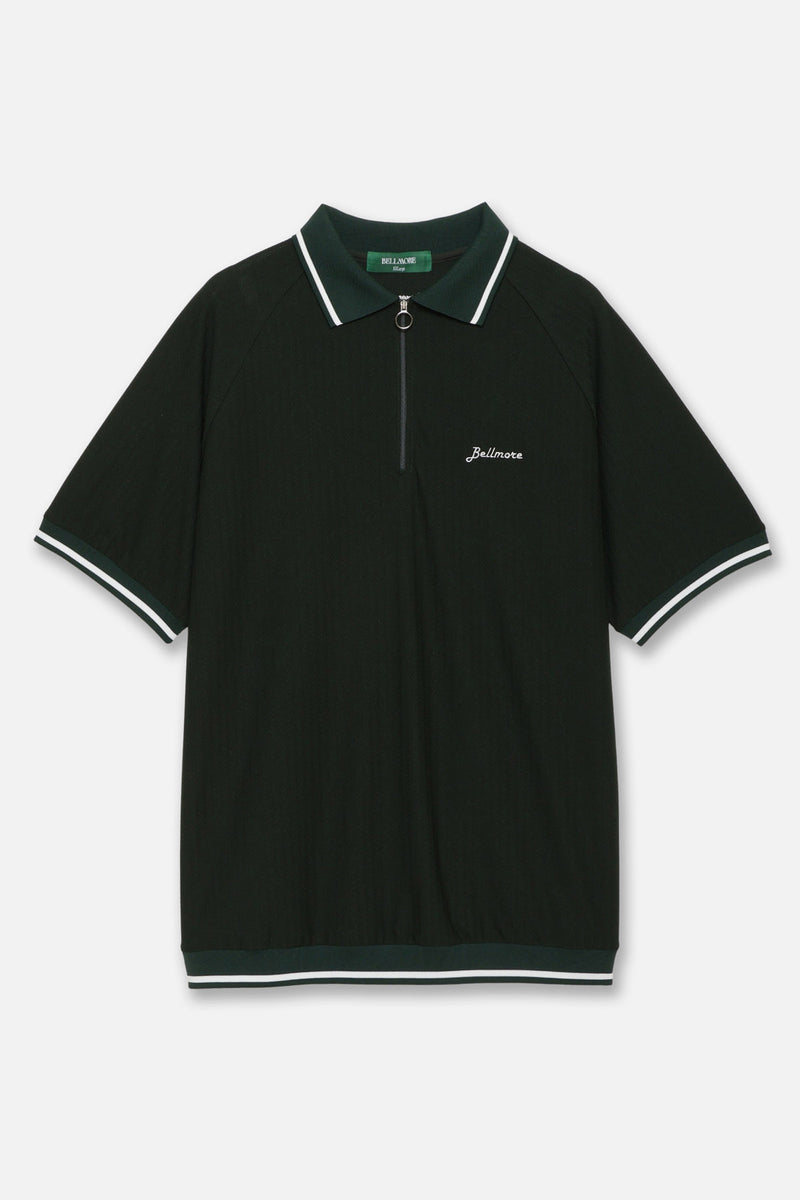 4月30日発売] JACQUARD S/S POLO SHIRTS - GREEN – BELLMORE