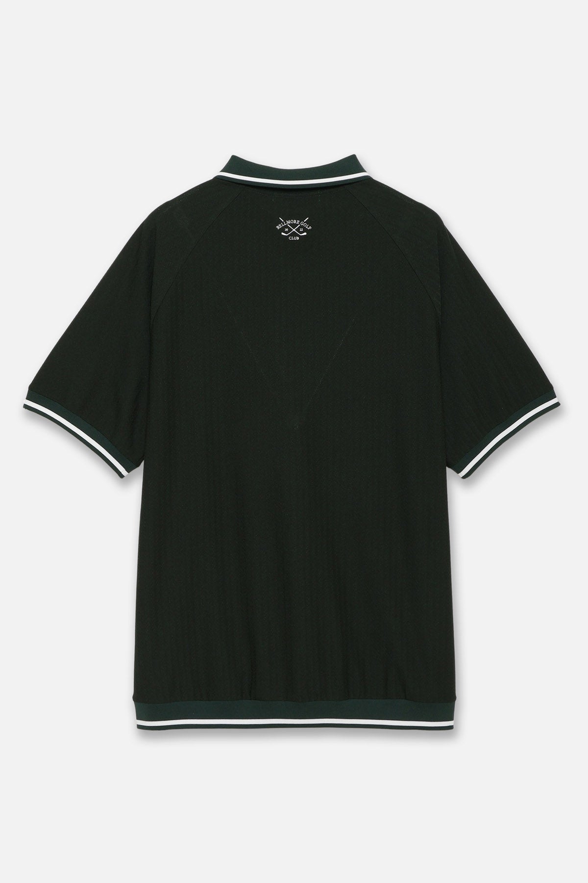BELLMORE ゴルフ ポロシャツ メンズ ジッパー Mサイズ ベルモア 4月30日発売] JACQUARD S/S POLO SHIRTS - GREEN – BELLMORE