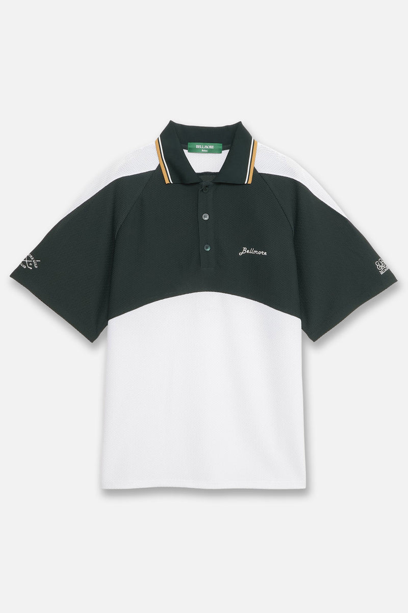 5月22日発売] PANELED S/S POLO SHIRTS - GREEN – BELLMORE
