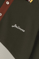 [5月22日発売] PANELED S/S POLO SHIRTS - OLIVE
