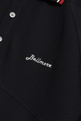 [5月22日発売] PANELED S/S POLO SHIRTS - BLACK