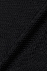 [5月22日発売] PANELED S/S POLO SHIRTS - BLACK
