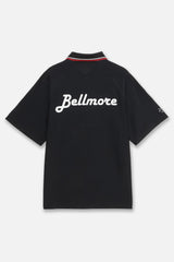 [5月22日発売] PANELED S/S POLO SHIRTS - BLACK