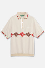 [5月22日発売] ARGYLE S/S POLO SHIRTS - BEIGE