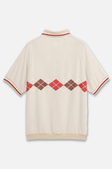[5月22日発売] ARGYLE S/S POLO SHIRTS - BEIGE