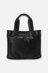 [6月2日発売] SMALL LOGO FAUX LEATHER CART BAG - BLACK
