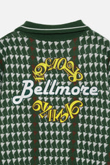 FRANCK MULLER×BELLMORE COLLAB PATTERNED L/S KNIT - GREEN