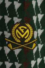 FRANCK MULLER×BELLMORE COLLAB PATTERNED L/S KNIT - GREEN