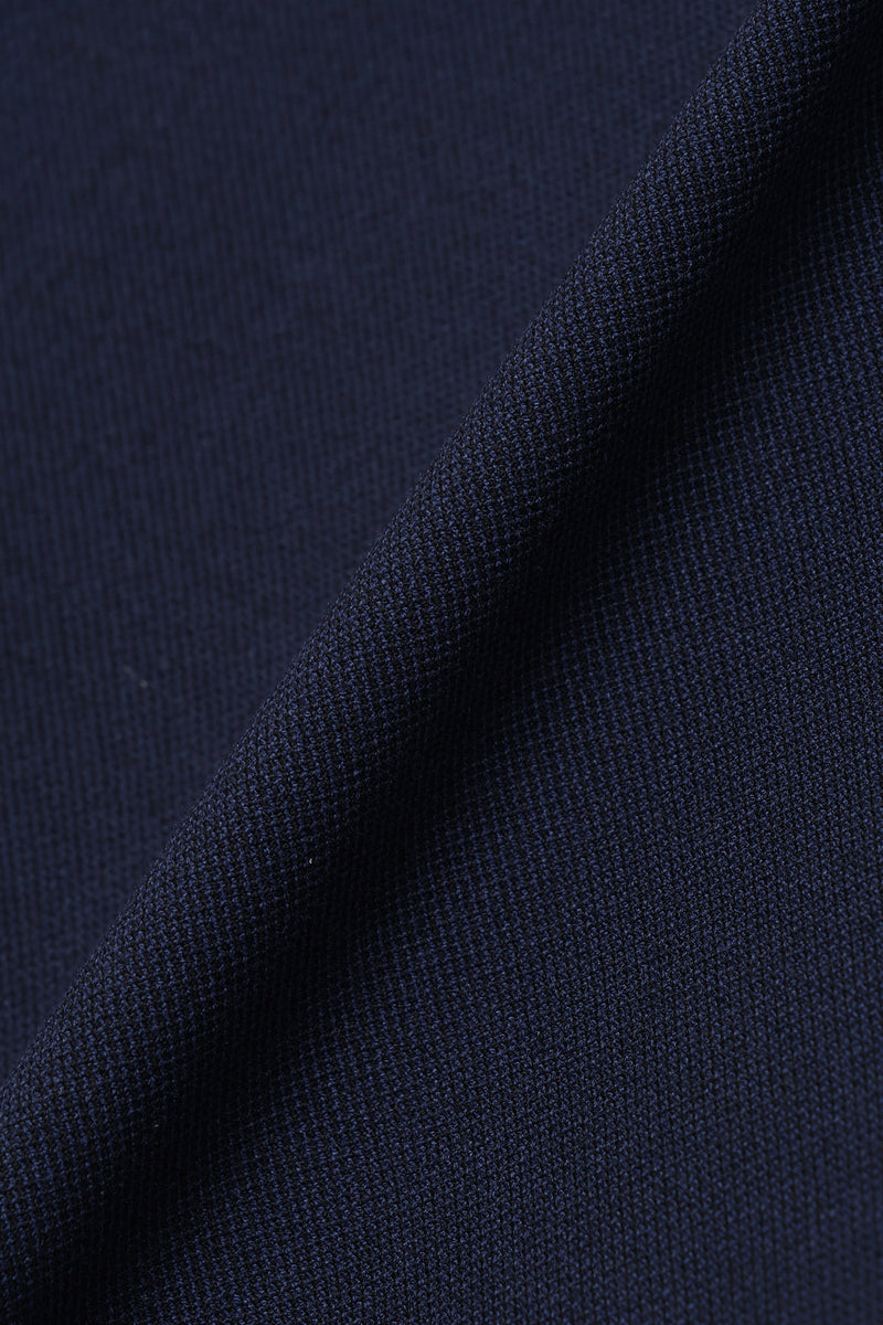 LINE SLEEVE L/S POLO SHIRTS - NAVY