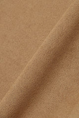 EMBLEM BUTTON L/S MOCKNECK - BROWN