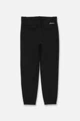 JOGGER TUCK PANTS - BLACK