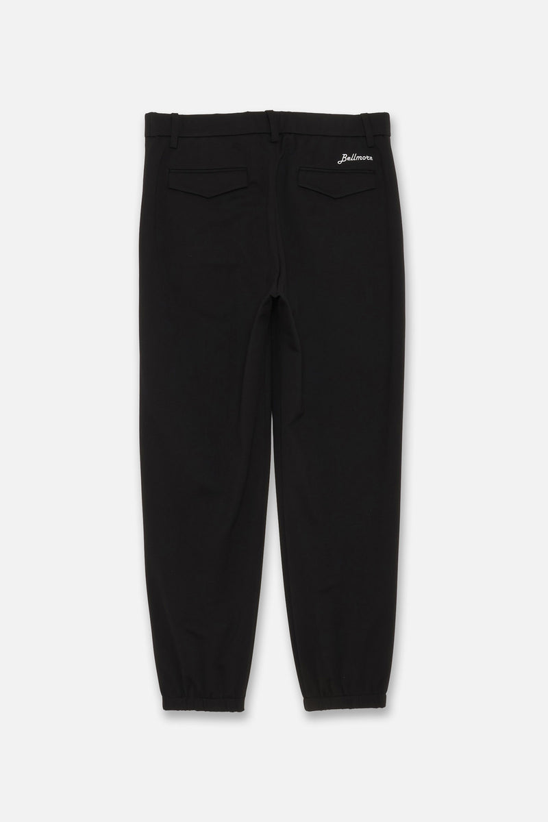 JOGGER TUCK PANTS - BLACK