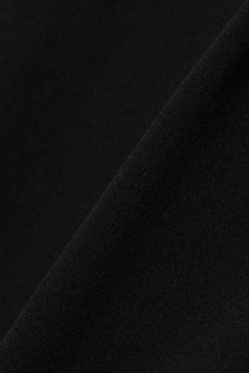 JOGGER TUCK PANTS - BLACK