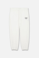 JOGGER TUCK PANTS - WHITE