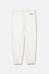 JOGGER TUCK PANTS - WHITE