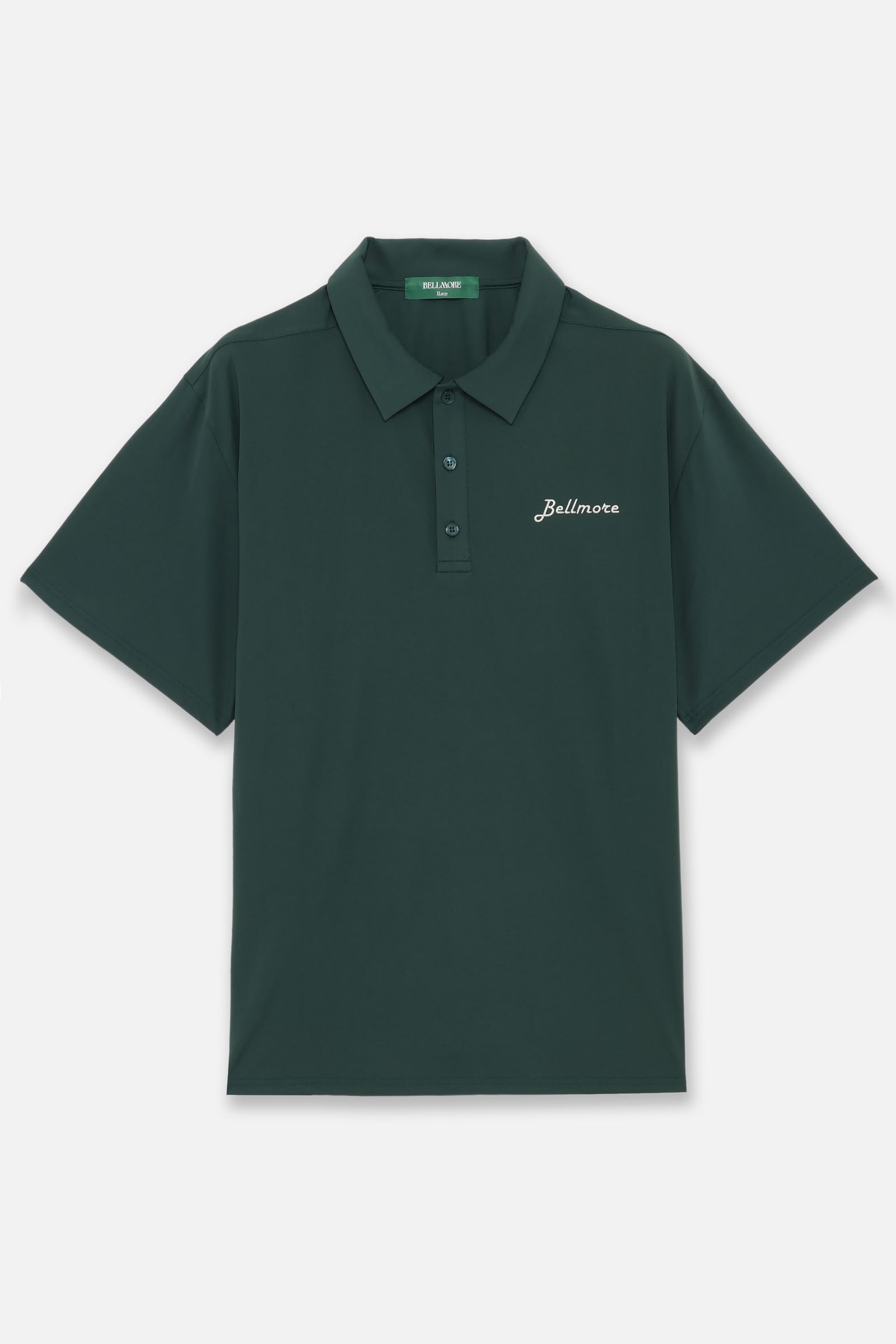 LOGO SS POLO SHIRTS - GREEN – BELLMORE