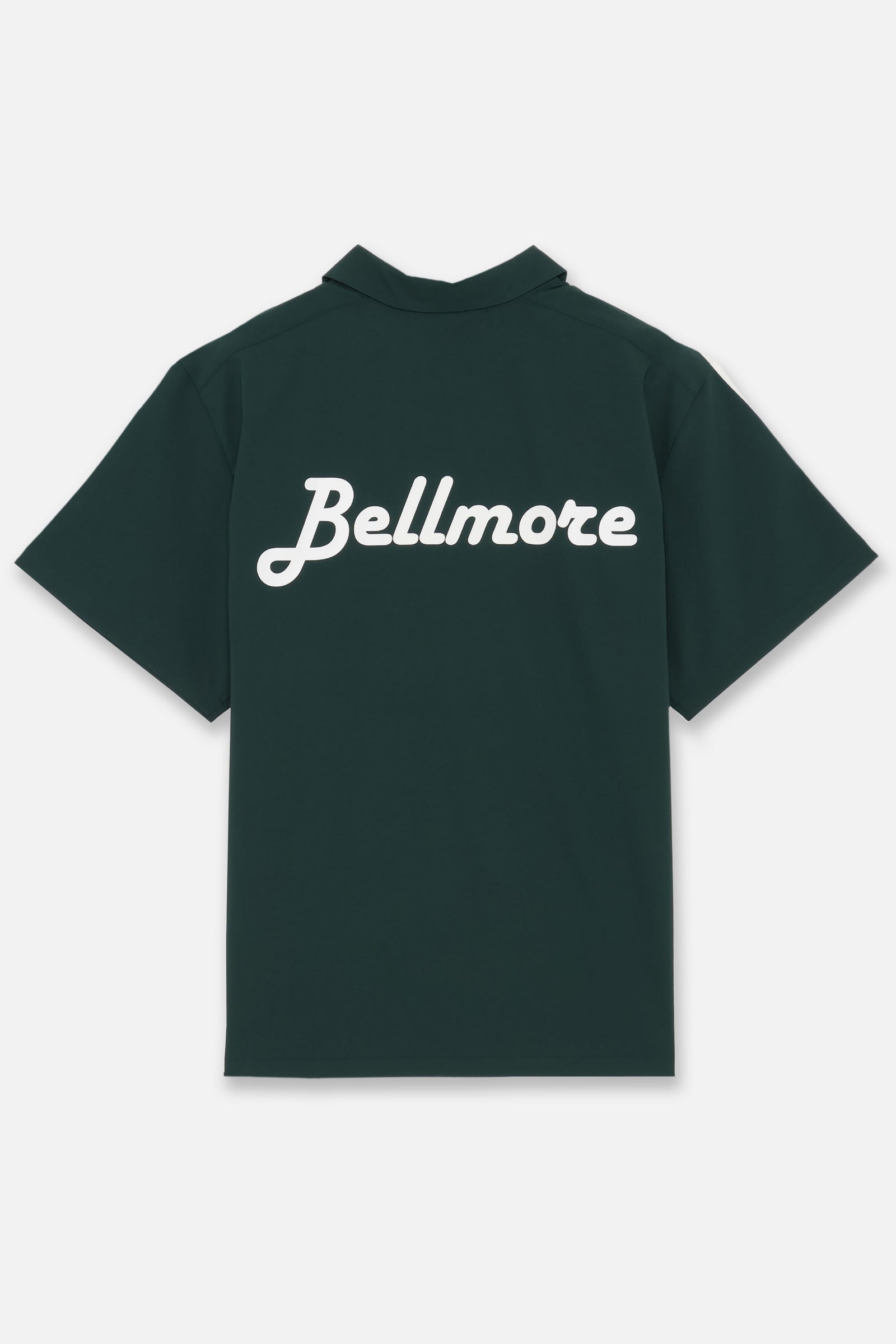 BELLMORE ベルモア　ハーフジップ　ポロシャツ　グリーン　ゴルフ　M HALF ZIP SS MOCKNECK - GREEN – BELLMORE
