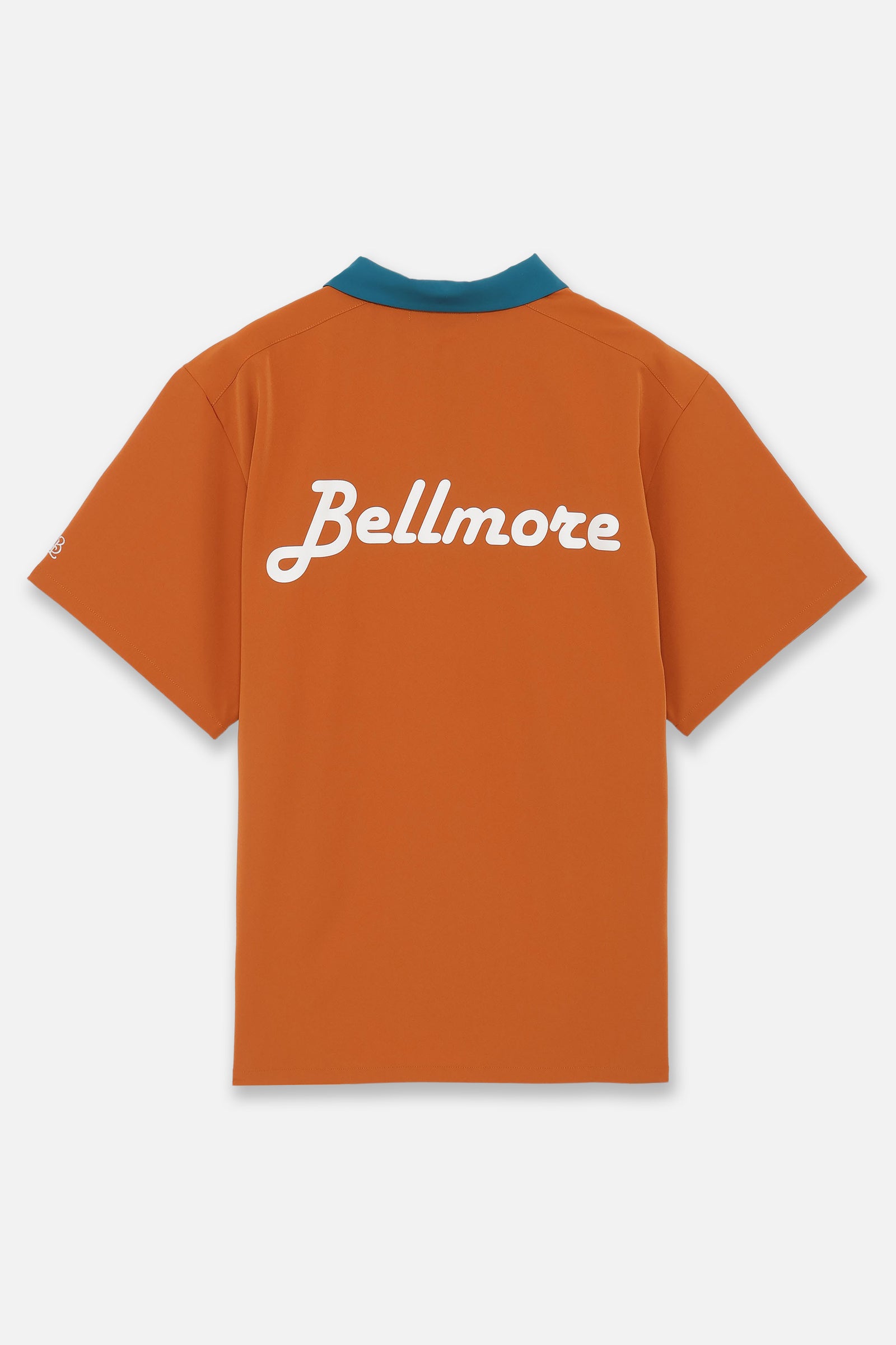 TWO TONE LOGO SS POLO SHIRTS - ORANGE – BELLMORE